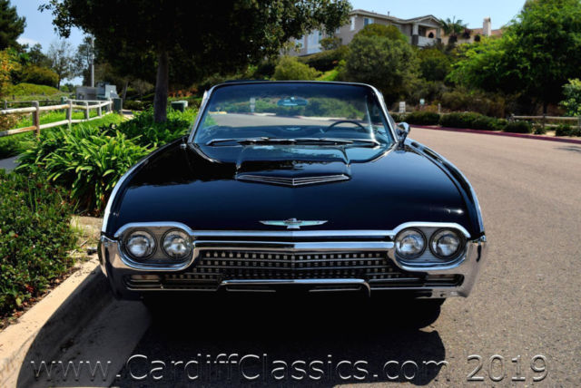 1962 Black Ford Thunderbird Convertible