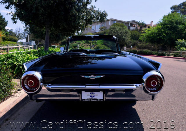 1962 Black Ford Thunderbird Convertible