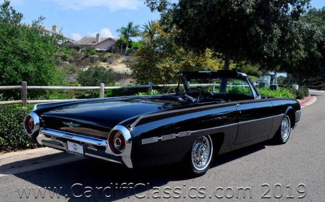 1962 Black Ford Thunderbird Convertible