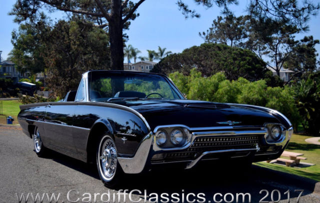 1962 Black Ford Thunderbird Convertible