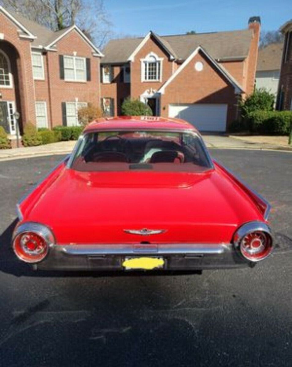 1962 Red Ford Thunderbird Coupe
