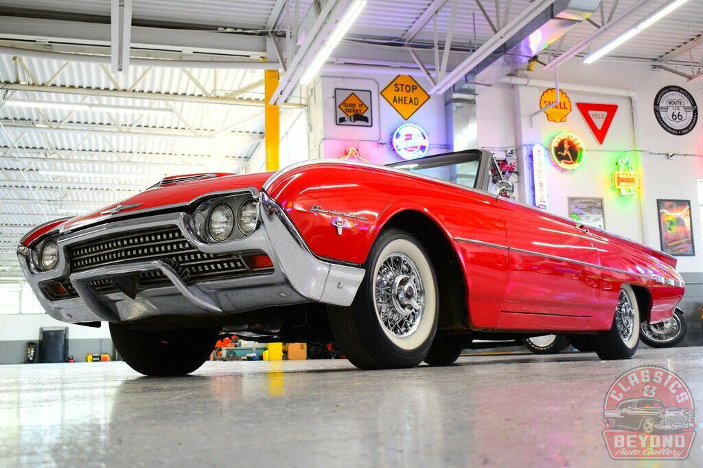 1962 Red Ford Thunderbird Convertible