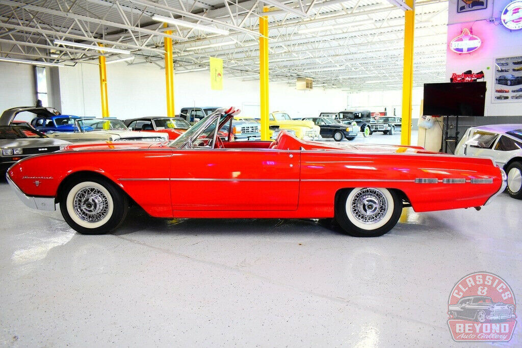 1962 Red Ford Thunderbird Convertible