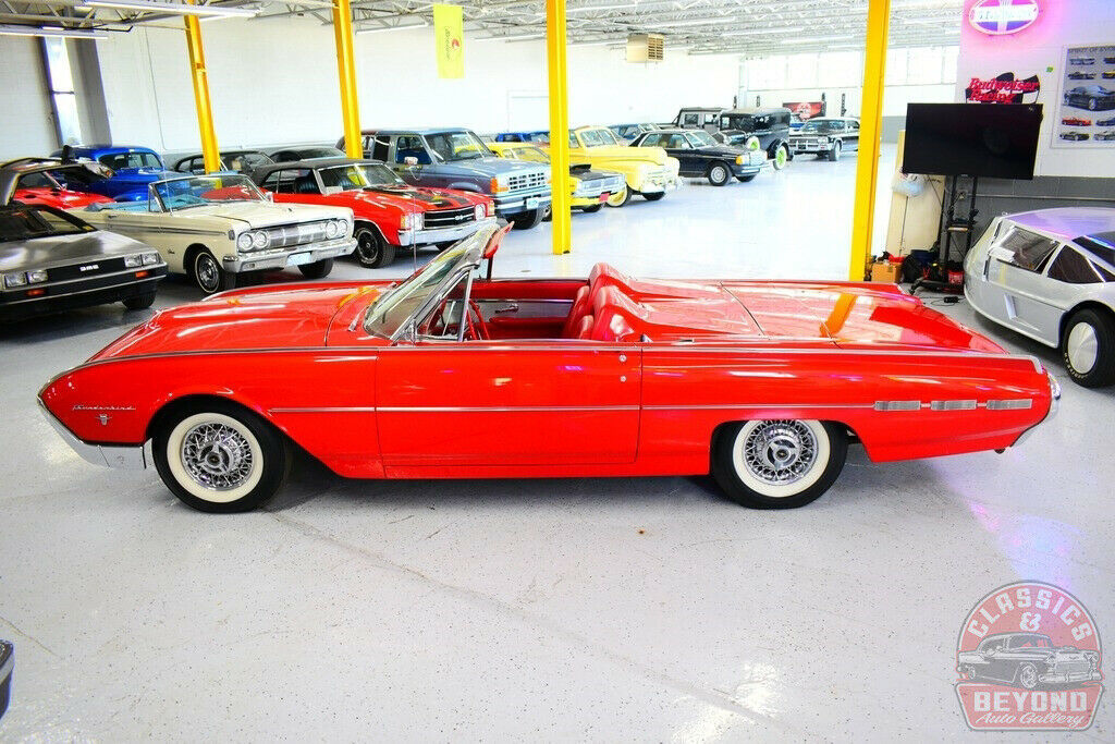 1962 Red Ford Thunderbird Convertible