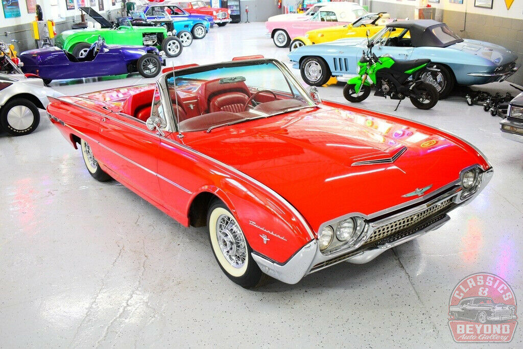 1962 Red Ford Thunderbird Convertible