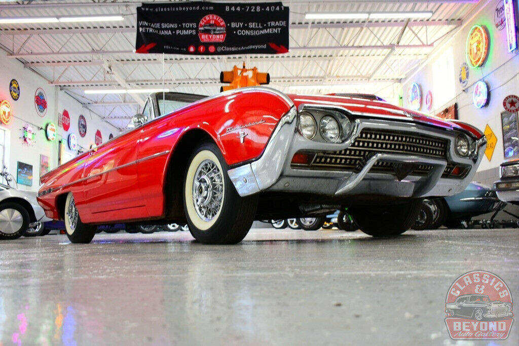 1962 Red Ford Thunderbird Convertible