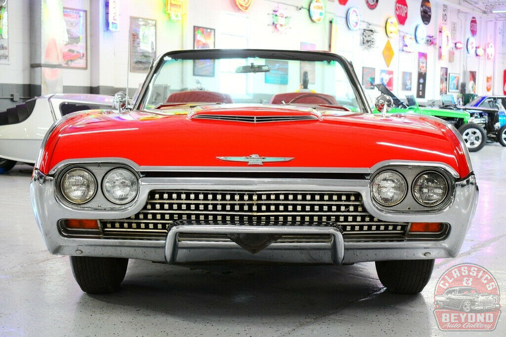 1962 Red Ford Thunderbird Convertible