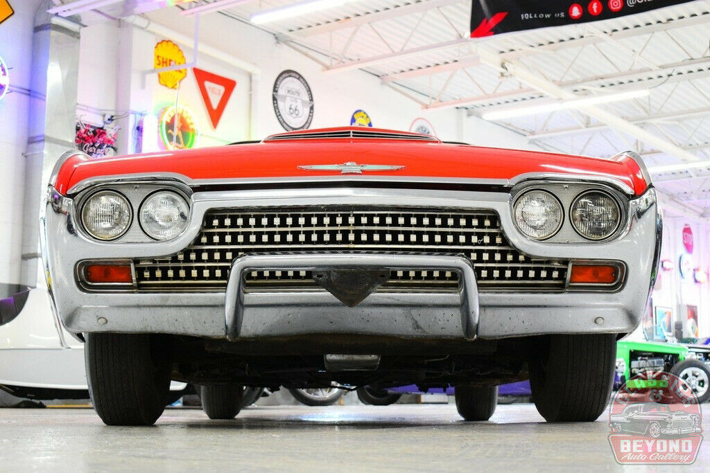 1962 Red Ford Thunderbird Convertible