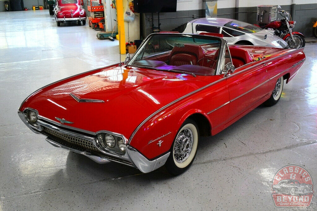 1962 Red Ford Thunderbird Convertible