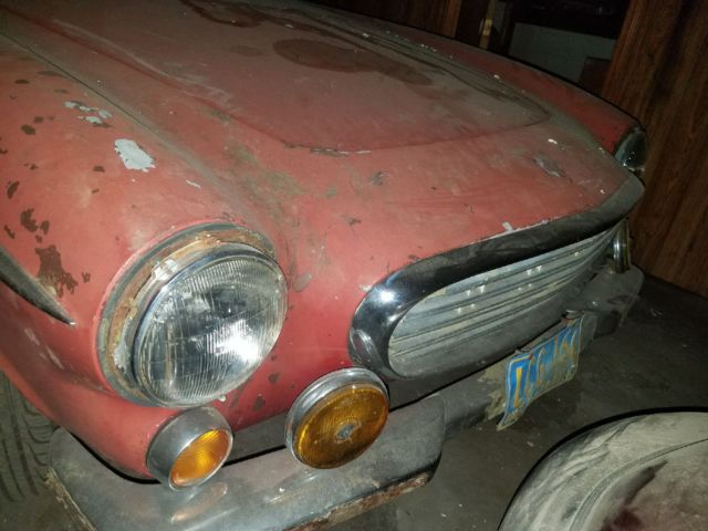 1962 Red Volvo P1800 Coupe