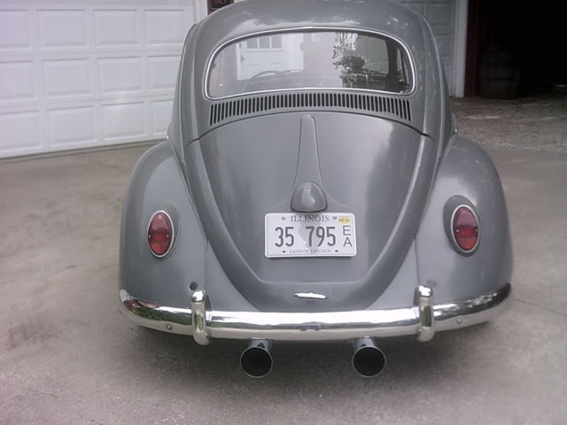 1962 Gray Volkswagen Beetle - Classic
