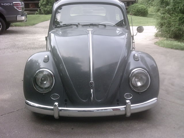 1962 Gray Volkswagen Beetle - Classic
