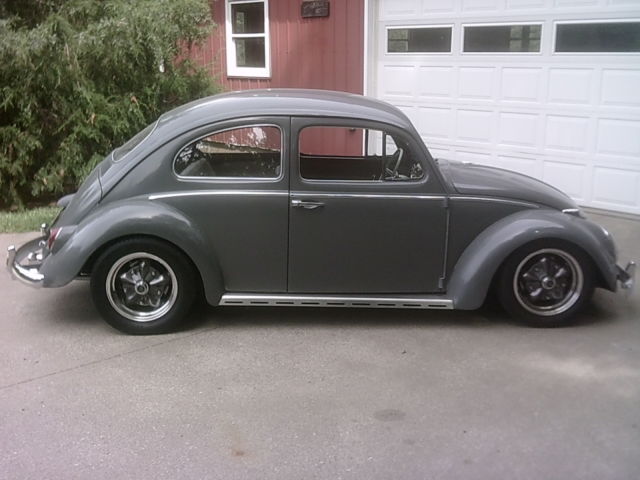 1962 Gray Volkswagen Beetle - Classic