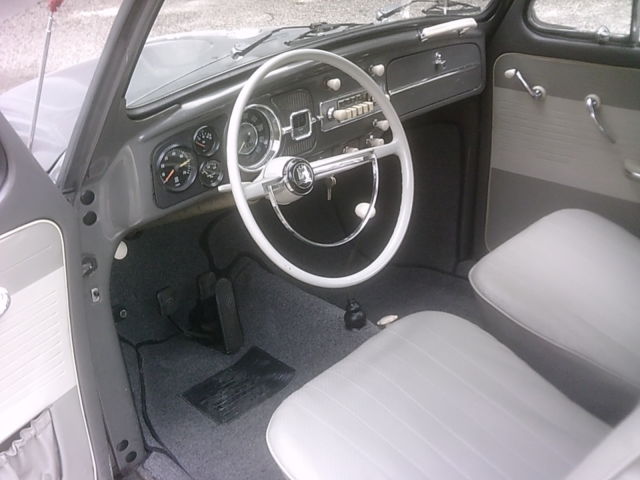 1962 Gray Volkswagen Beetle - Classic