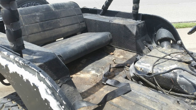 1962 BLACK AND WHITE Willys JP Convertible
