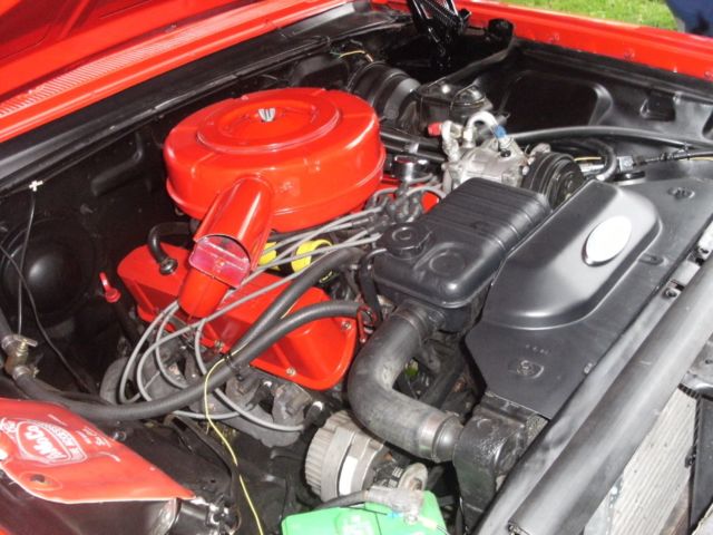 1963 red Ford Galaxie 2 dood HT fastback