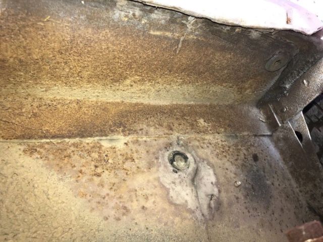 1963 White Ford Galaxie 2 door