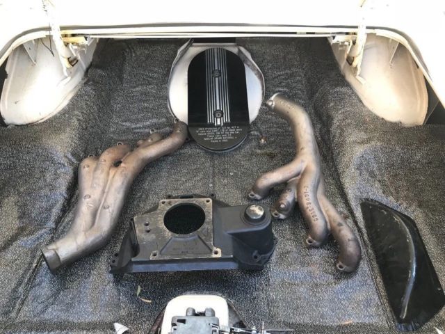 1963 White Ford Galaxie 2 door