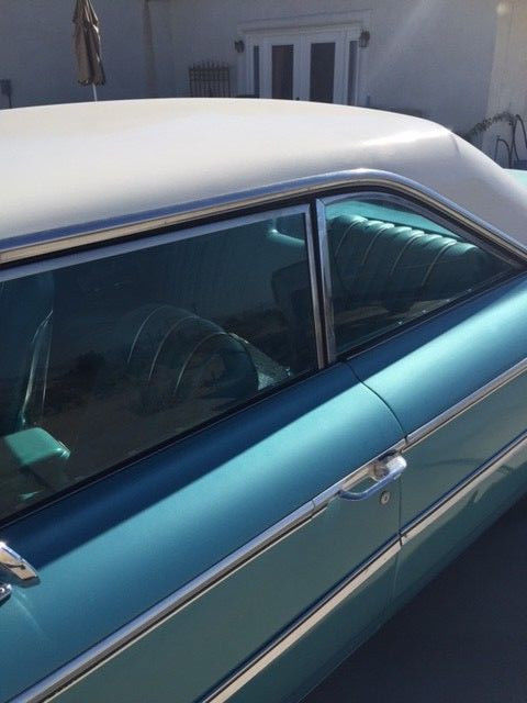 1963 Ming Green/Corinthian white top Ford Galaxie Fastback
