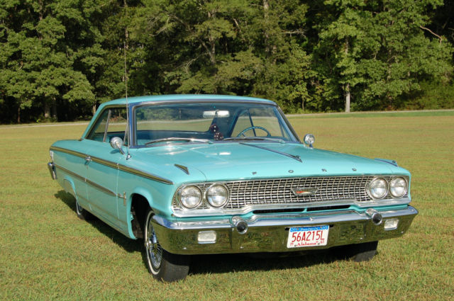 1963 Blue Ford Galaxie