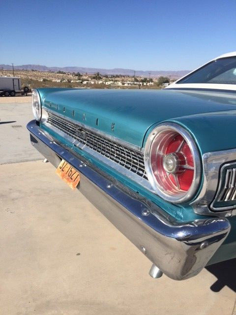 1963 Ming Green/Corinthian white top Ford Galaxie Fastback