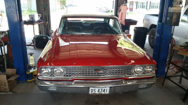 1963 Red Ford Galaxie Fastback
