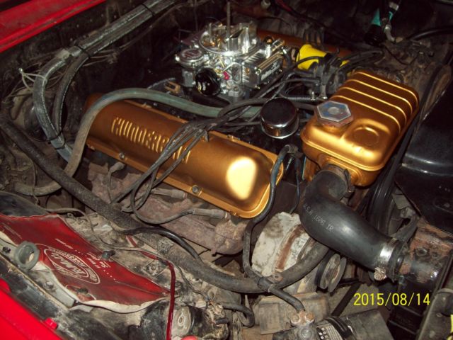 1963 Red Ford Galaxie Fastback