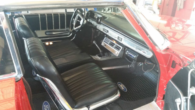 1963 Red Ford Galaxie Fastback