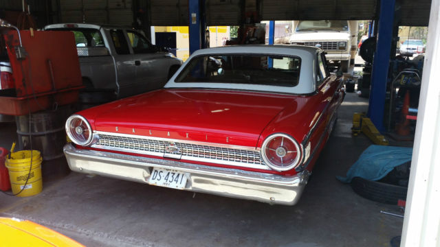 1963 Red Ford Galaxie Fastback