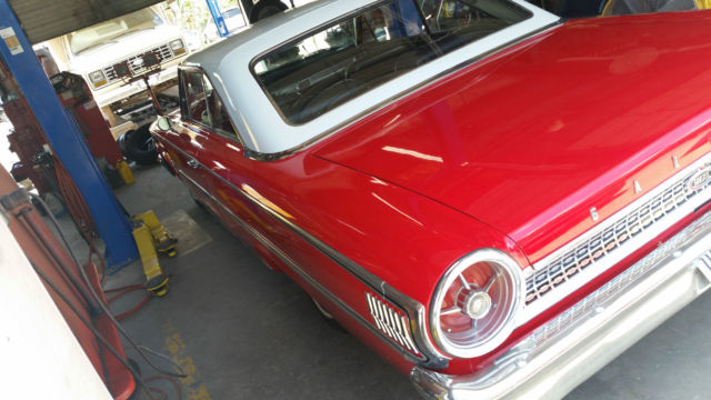 1963 Red Ford Galaxie Fastback