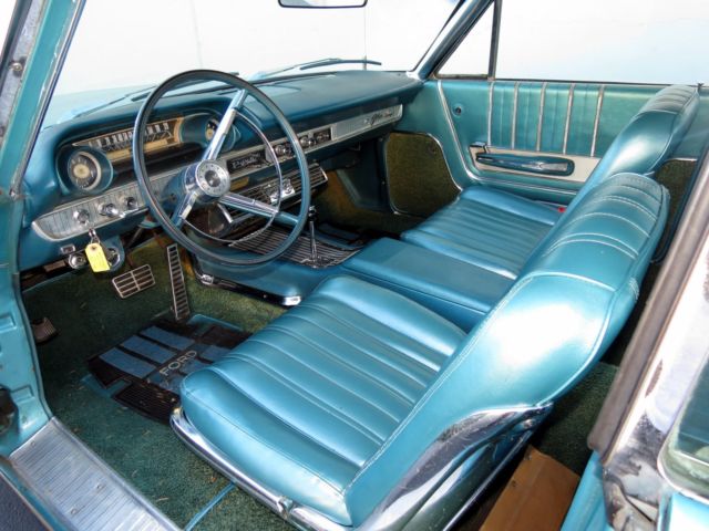 1963 Teal Ford Galaxie Fastback