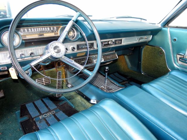 1963 Teal Ford Galaxie Fastback