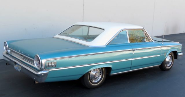 1963 Teal Ford Galaxie Fastback