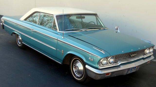 1963 Teal Ford Galaxie Fastback