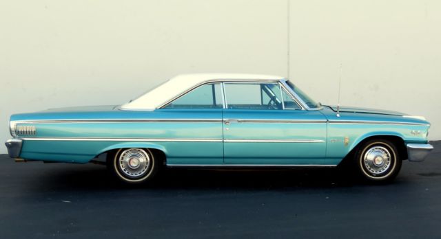 1963 Teal Ford Galaxie Fastback