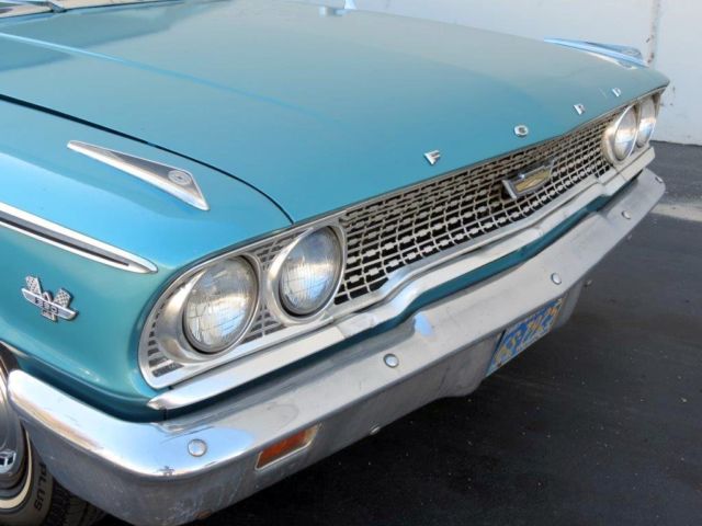 1963 Teal Ford Galaxie Fastback