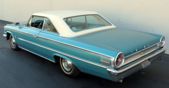 1963 Teal Ford Galaxie Fastback