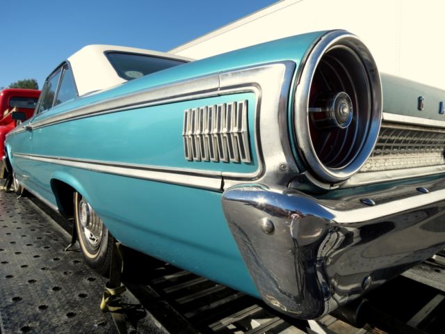 1963 Teal Ford Galaxie Fastback