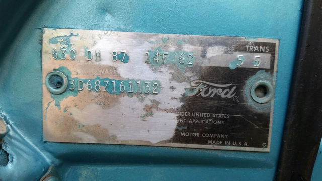 1963 Ford Galaxie Fastback