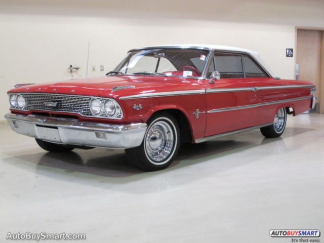1963 Red Ford Galaxie