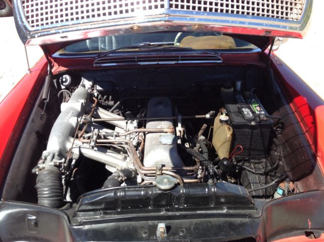 1963 Red Mercedes-Benz S-Class Coupe