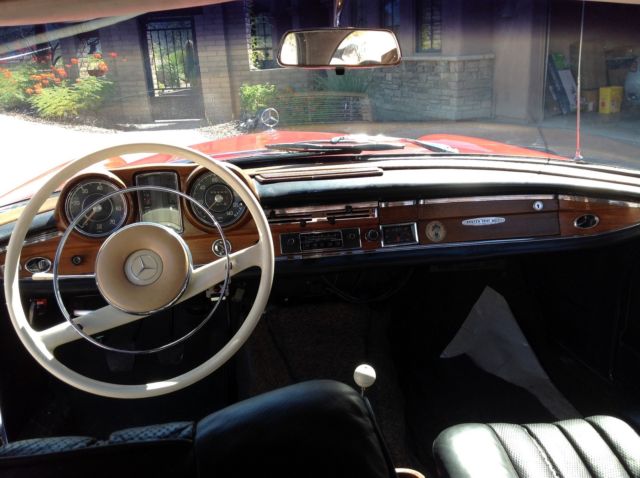 1963 Red Mercedes-Benz S-Class Coupe