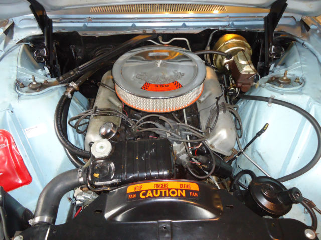 1963 Blue Ford Thunderbird Coupe