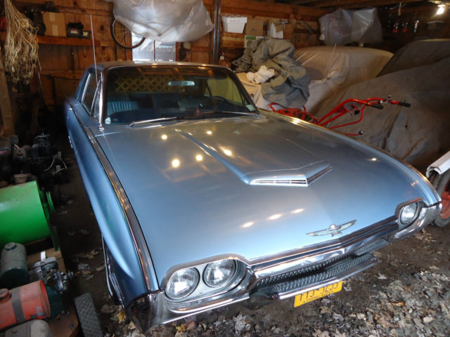 1963 Blue Ford Thunderbird Coupe