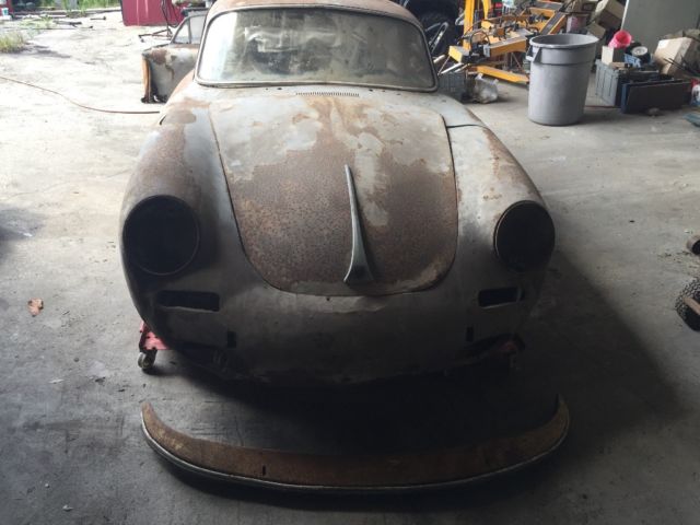 1963 White Porsche 356 Coupe