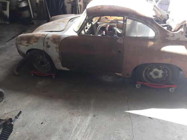 1963 White Porsche 356 Coupe