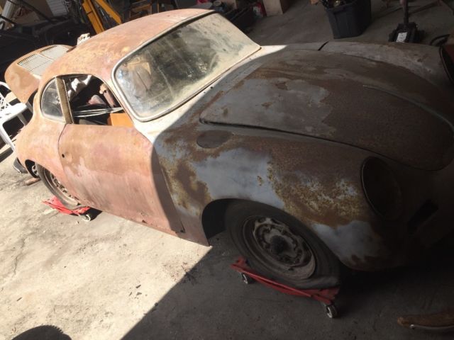 1963 White Porsche 356 Coupe