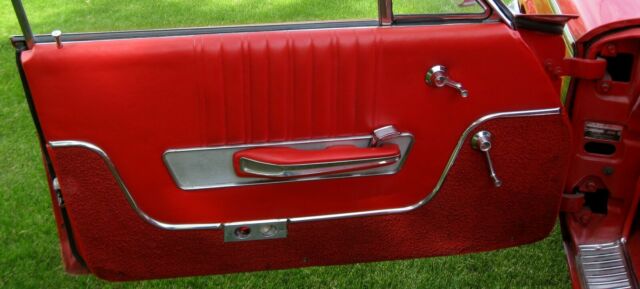 1963 Red Ford Galaxie Convertible