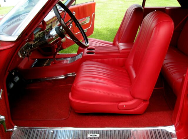 1963 Red Ford Galaxie Convertible