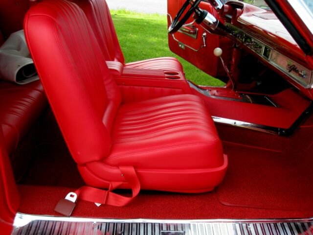 1963 Red Ford Galaxie Convertible